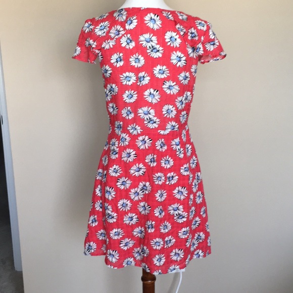 New En Crėme Flutter Sleeve Fit & Flare Dress S - Picture 4 of 4